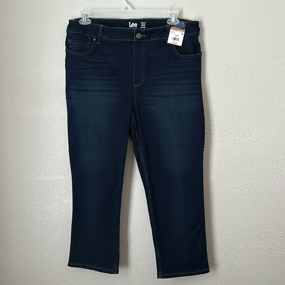 Lee Shape Illusions Size 16 Hi-Rise Skinny Slim Fit  Jeggings  Pull on Jeans - Picture 1 of 7